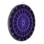 Paarse sterren dartbord (Voorkant Links)