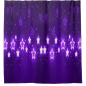 paarse sterren douchegordijn (Voorkant)