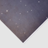 Paarse sterren in de nachtelijke hemelvaart gevlek tissuepapier (Detail)