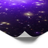 Paarse sterren in de ruimte NASA Poster (Hoek)