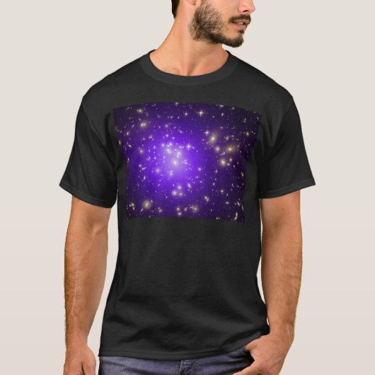 Paarse sterren in de ruimte NASA T-shirt (Voorkant)