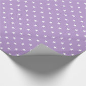 Paarse sterren inpakpapier (Hoek)