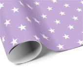 Paarse sterren inpakpapier (Rol Hoek)