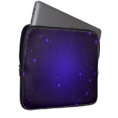 Paarse sterren laptop sleeve (Voorkant Rechts)