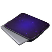 Paarse sterren laptop sleeve (Voorkant onderkant)