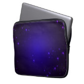 Paarse sterren laptop sleeve (Voorkant Links)