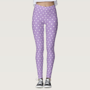 Paarse sterren Leggings