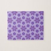 Paarse sterren legpuzzel (Horizontaal)