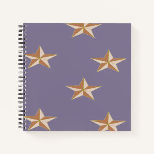 paarse sterren notitieboek