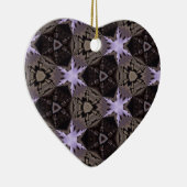 Paarse Sterren Ornament (Rechts)