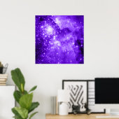 Paarse sterren poster (Thuiskantoor)