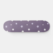 Paarse sterren skateboard (Horizontaal)