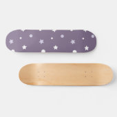 Paarse sterren skateboard (Horizontaal)