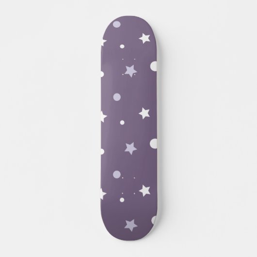 Paarse sterren skateboard (Voorkant)