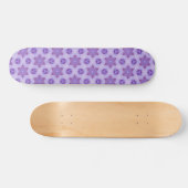 Paarse sterren skateboard (Horizontaal)