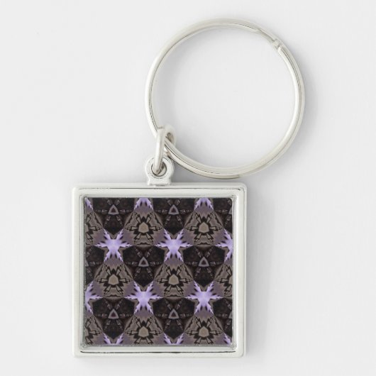 Paarse sterren sleutelhanger (Voorkant)