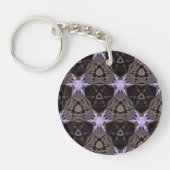 Paarse Sterren Sleutelhanger (Voorkant)