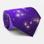 Paarse sterren smog in ruimte NASA ruimtestraal Stropdas (Opgerold)