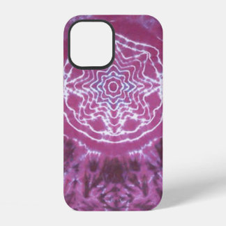Paarse Sterren Tie Dye iPhone 12 Hoesje
