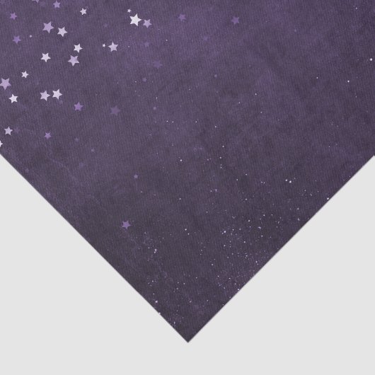 Paarse sterren tissuepapier (Detail)
