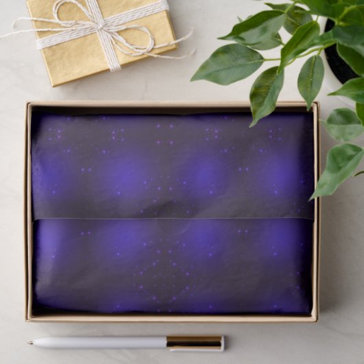 Paarse sterren tissuepapier (Geschenk)