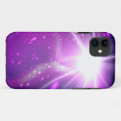Paarse sterrenas in de buitenruimte Case-Mate iPhone case (Achterkant (horizontaal))