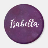 Paarse sterrenhemel magneet (Voorkant)