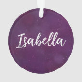 Paarse sterrenhemel ornament (achterkant)