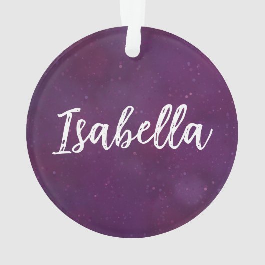 Paarse sterrenhemel ornament (achterkant)