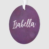 Paarse sterrenhemel ornament (voorkant)