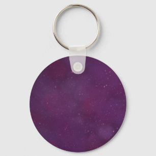 Paarse sterrenhemel sleutelhanger