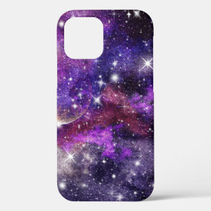 Paarse sterrenstelsel Melkweg met planeet Case-Mate iPhone Case