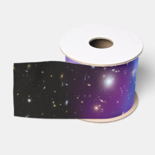 Paarse sterrenstelselcluster grosgrain lint