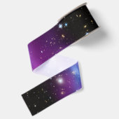 Paarse sterrenstelselcluster grosgrain lint (Achterkant)