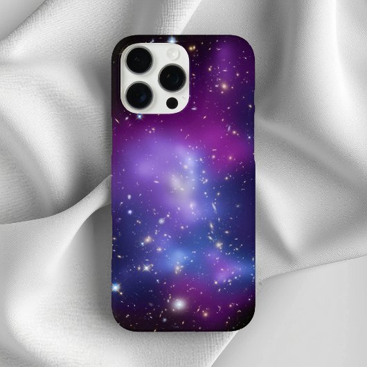 Paarse sterrenstelsels ruimtefoto Case-Mate iPhone case