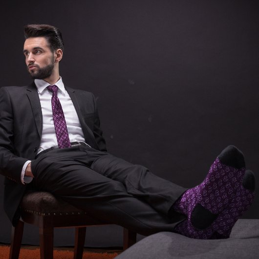 Paarse Stethoscoop Artsen Stropdas