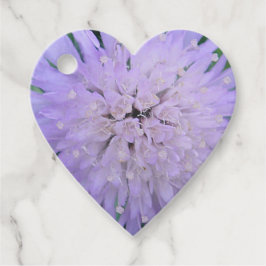 Paarse sticker bedankjes labels