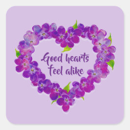 Paarse Stickers van het Lentehuis met offertes