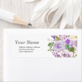 paarse stickers voor retourzending via de mond (Insitu)