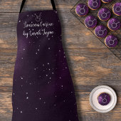 Paarse Stier Zodiac Teken Constellatie Schort