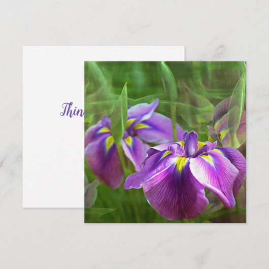 Paarse stijgingen in beweging - denken aan jou (Voorkant / Achterkant)