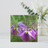 Paarse stijgingen in beweging - denken aan jou (Staand voorkant)