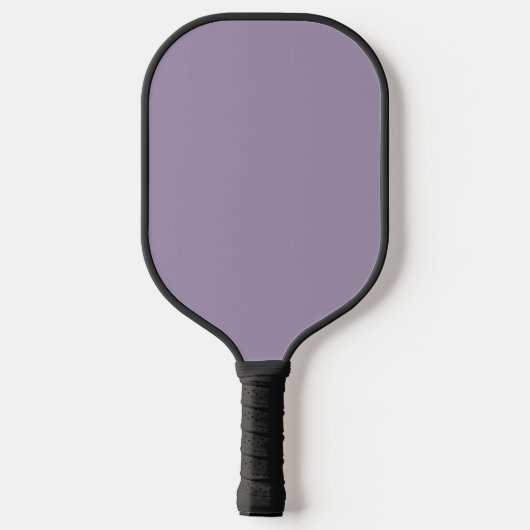 Paarse Stijlvolle Script Monogram en Naam Pickleball Paddle (Achterkant)