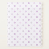 Paarse stiletto hiel op maat gemaakt planner (Achterkant)