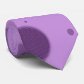 Paarse Stip Chaos Stropdas (Opgerold)
