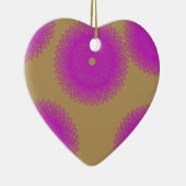 paarse stip keramisch ornament (Rechts)