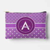 Paarse Stip Quatrefoil Etui (Voorkant)