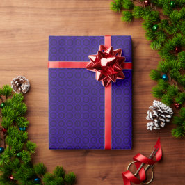 PAARSE STIPPEN CADEAUPAPIER