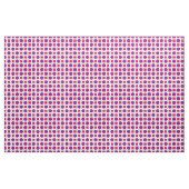 Paarse stippen en fuchsia vierkanten stof (Yard (91,4 cm))