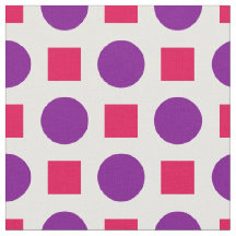 Paarse stippen en fuchsia vierkanten